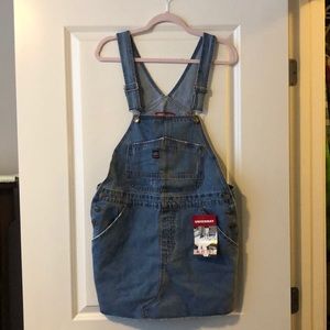 Unionbay short denim overall dress